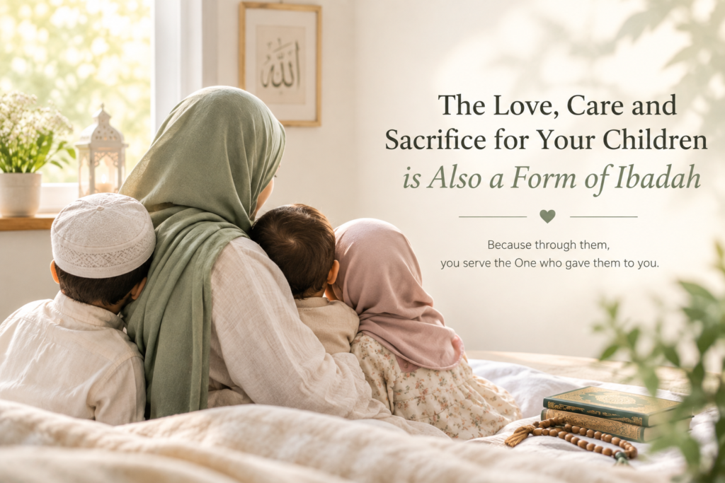 How Motherhood Brought Me Closer to Allah: How My Ibadah Changed Muslim mother caring for her baby as an act of worship
