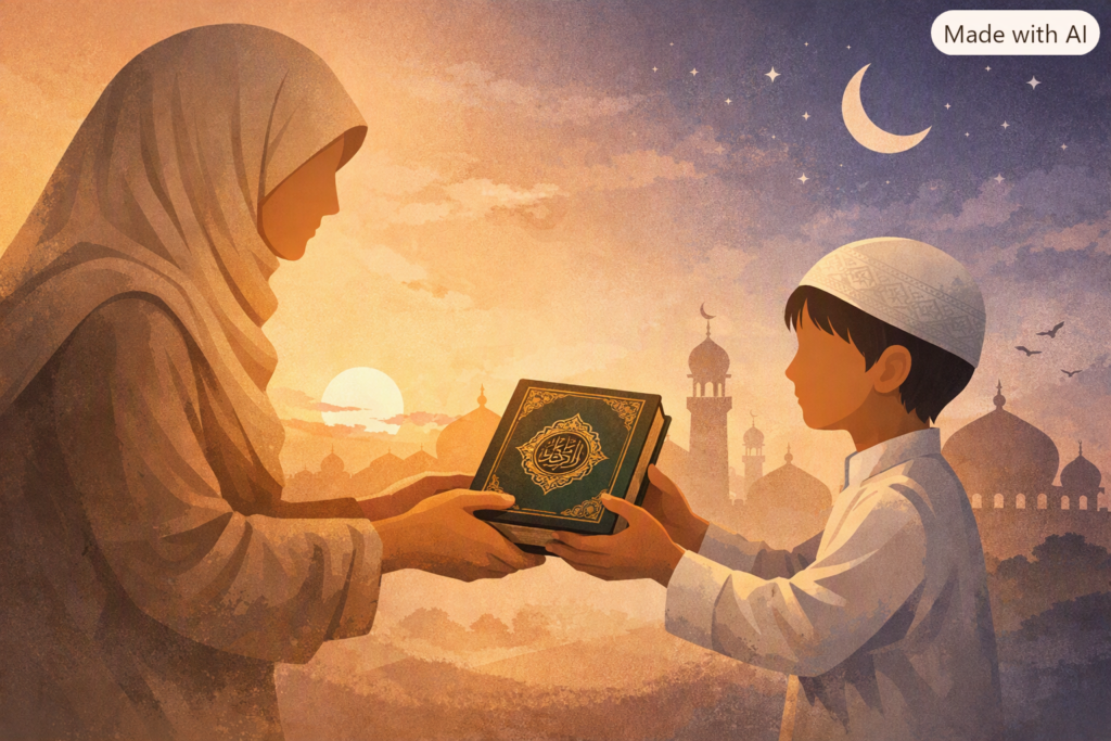 Raising the Next Generation of the Ummah: The Sacred Role of a Muslim Mother raising next generation ummah muslim mother.webp